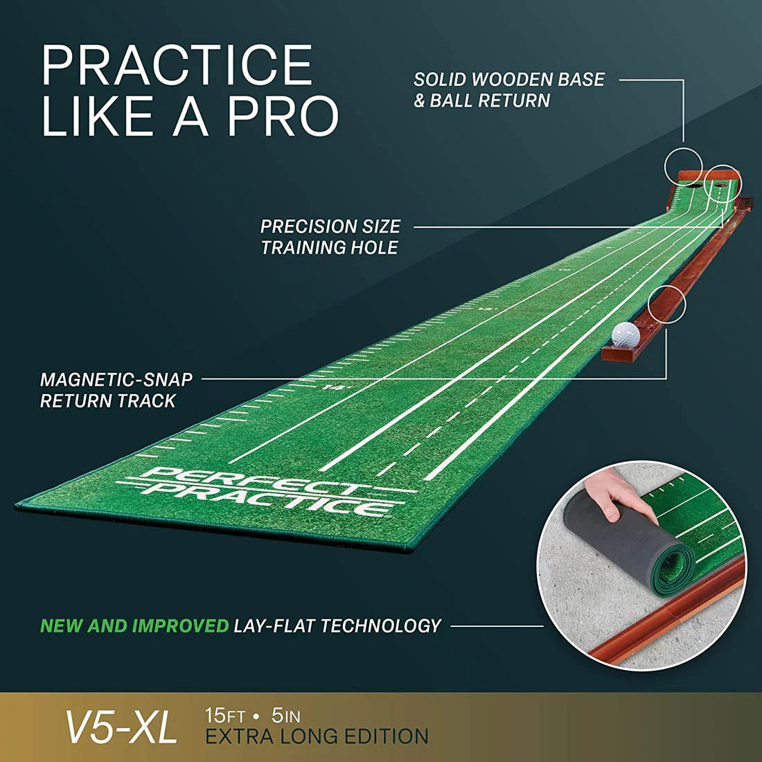 V5 Putting Mat XL Edition Perfect Practice Golf Australia